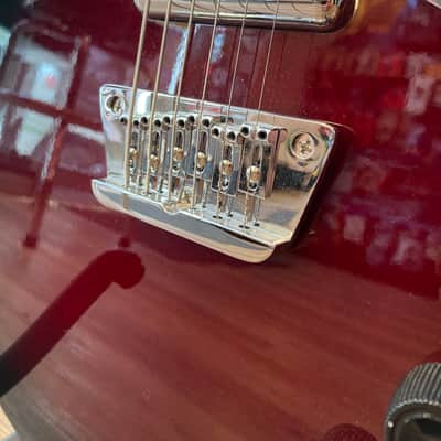 Danelectro Baritone Dolphin Red image 3