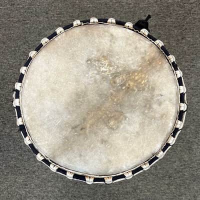 11in Rope Tuned Guinea Wood Goatskin Drum (Pre-Owned) image 3