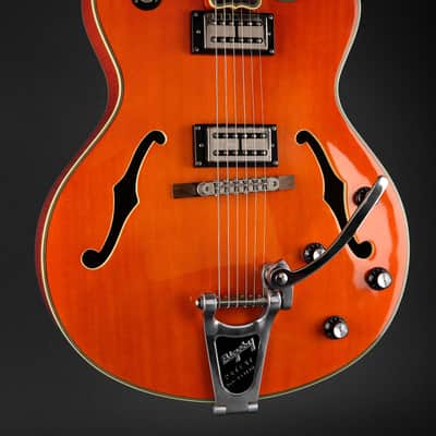 2009 Epiphone Emperor Swingster Sunrise Orange image 1