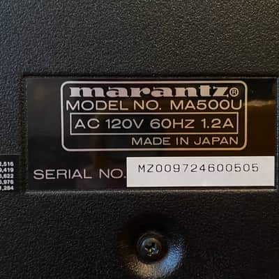 Marantz MA-500 Lucusfilm THX Mono Block Power Amplifier. Tested Works Great. image 4