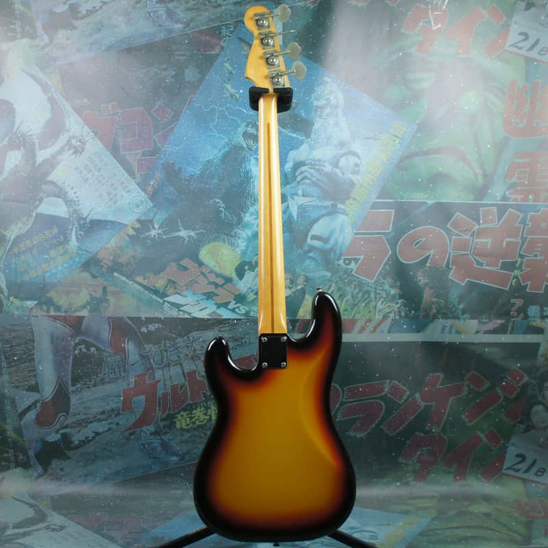 Squier Silver Series Precision Bass 1993 Sunburst MIJ Japan