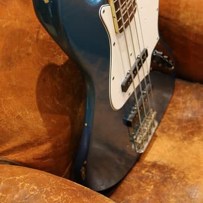 Fender Jazz Bass Lake Placid Blue (Matching Headstock) de 1966 image 4