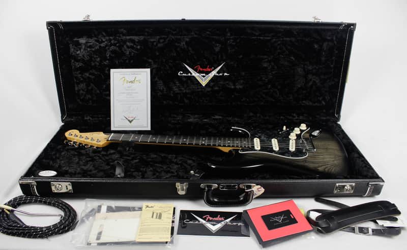 Fender Custom Shop Stratocaster 2011 Trans-black 10009250 | Reverb