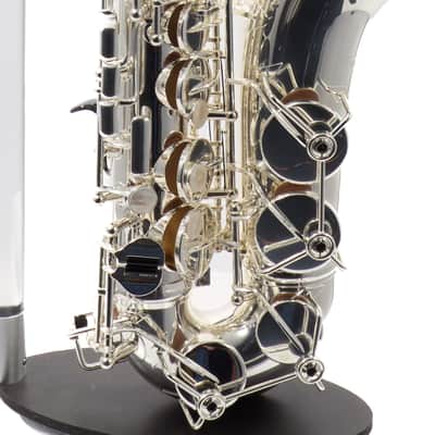 C.G. Conn Model CAS411S Alto Saxophone in Silver Plate SN AJ00324042 EXCELLENT image 5
