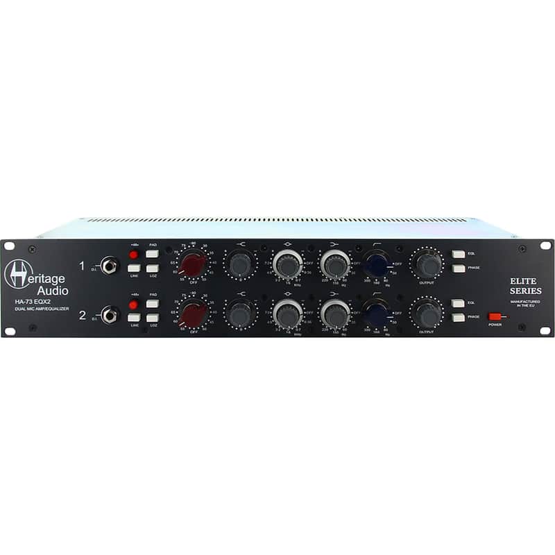 Heritage Audio HA-73 EQX2 Elite Series Dual-Channel Mic Preamp