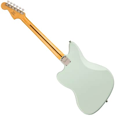 Squier Classic Vibe '60s Jazzmaster Electric Guitar Sonic Blue Bundle with 12x Guitar Picks & Polishing Cloth – Laurel Fingerboard, Vintage-Style Tremolo, Alnico Single-Coil Pickups image 5