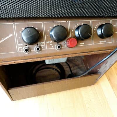 1940s Electromuse A46 Vintage 1x12 Tube Guitar Amplifier Valco Supro 6V6 Deluxe image 5