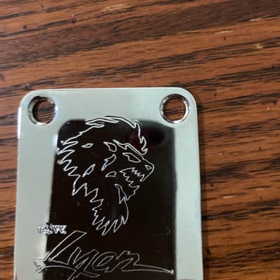 Lyon by washburn Logo neck plate 2010’s Chrome image 2