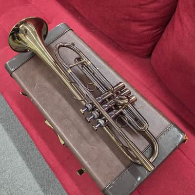 Monette Style Trumpet ( Copy) Refinished - Smoke Black Brass image 3