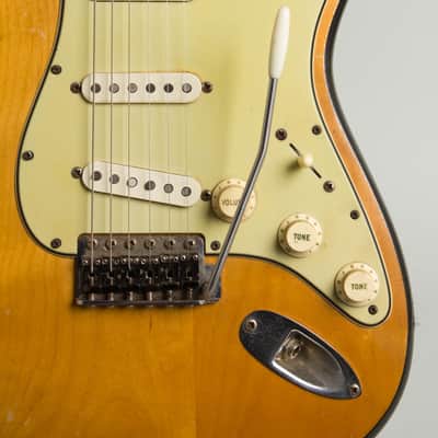 Fender  Stratocaster Owned and extensively used by Elliott Sharp Solid Body Electric Guitar (1964), ser. #L33715, black tolex hard shell case. image 18
