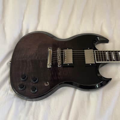 2021 Gibson SG Modern - Trans Black Fade - Free Pro Setup image 2