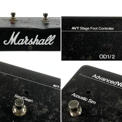 Marshall AVT Stage Foot Controller, 2001-2004 - Black TGHM image 9