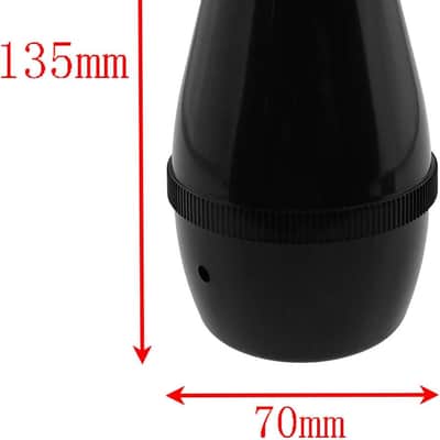 Trumpet Silencer Black Lightweight ABS Trumpet Straight Practice Cup Mute Silencer image 2