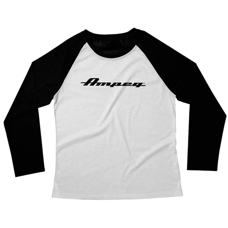 Ampeg Tri-Blend 3/4 Sleeve Raglan x White-XS image 1