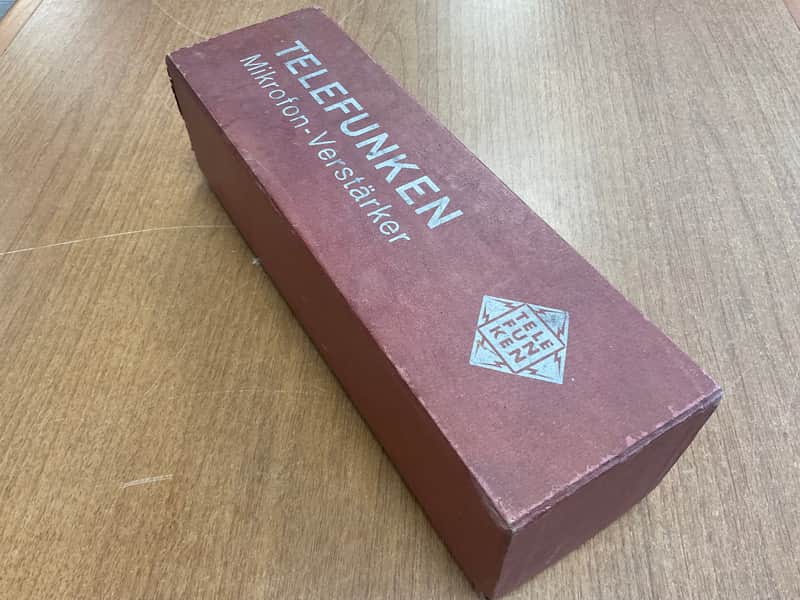 Telefunken NEUMANN CMV3 MIKROFON BOTTLE VINTAGE CARTON BOX image 1