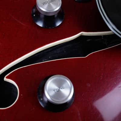 Yamaha SA-50 Hollow Body MIJ 1967 Cherry Red Vintage Japan w/ OHSC image 8