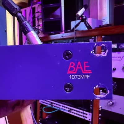 BAE 1073MPF Single Channel with PSU 2010s - Blue image 3