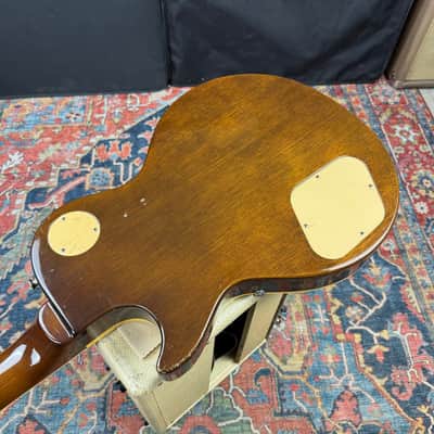 *Video* Aria Pro II Les Paul Gold Top Model LS600 Slab Mahogany - 1980 image 8