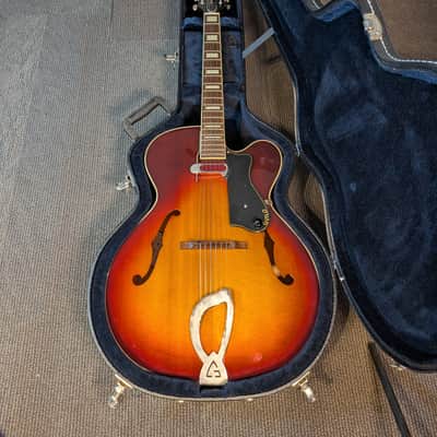 Guild A-150 Savoy Electric/Acoustic Archtop w/Case - Antique Sunburst (Used) image 11