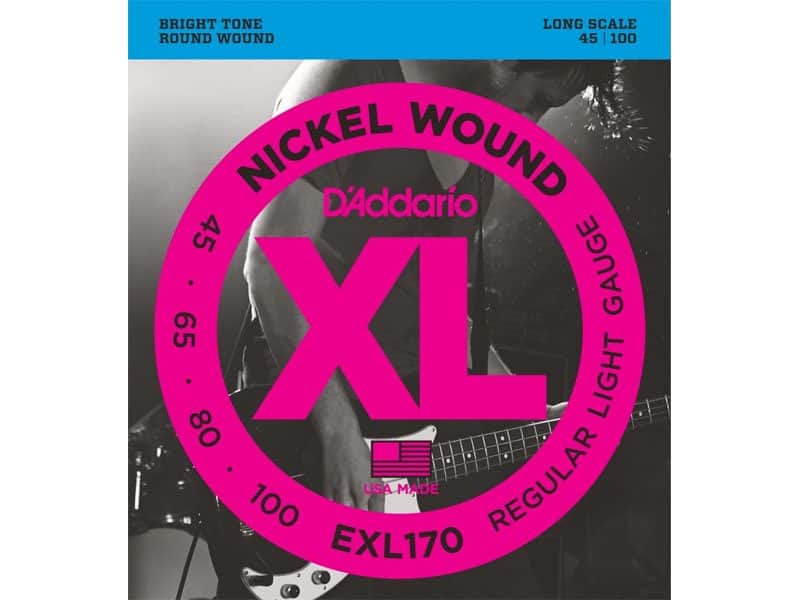 D'Addario EXL170 45-100 Long Scale Bass Guitar Strings image 1