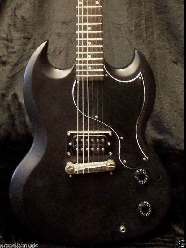 Epiphone SG Junior Limited Edition Custom Shop Gothic Black