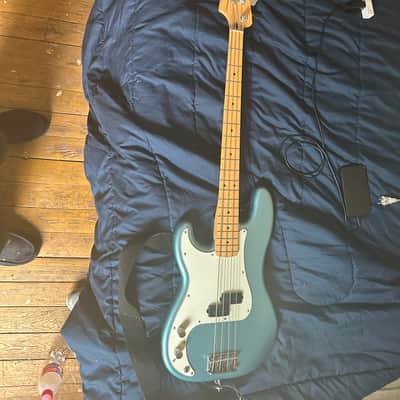 Fender Player Precision Bass with Maple Fretboard 2018 - Ocean Turquoise image 1