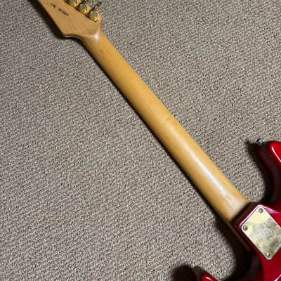 Valley Arts California Pro 90's Electric Guitar S-Shaped Red image 11