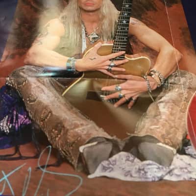 Gibson guitar- Chet Atkins collection brochure/ Brett Michaels poster 1993 image 10