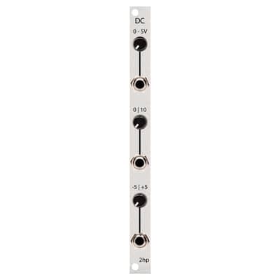 2hp DC Eurorack Voltage Offset Generator Module (Silver) image 2