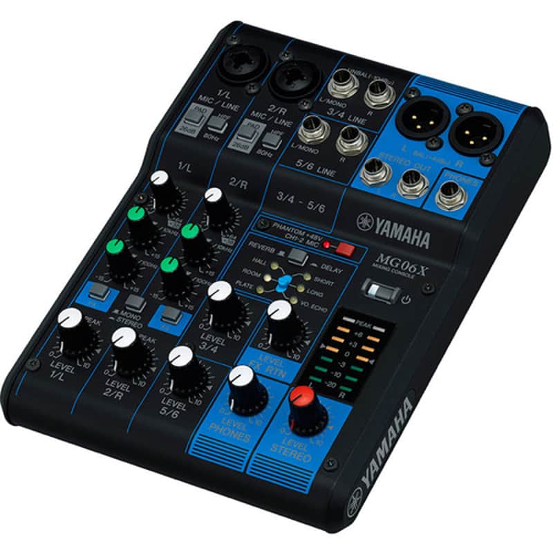 Yamaha MG06X 6-Channel Mixing Console with Effect UPC 086792981437 image 1