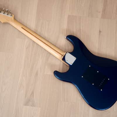 2017 Fender Aerodyne Stratocaster HSS Medium Scale 24 3/4" Gunmetal Blue Japan MIJ image 13