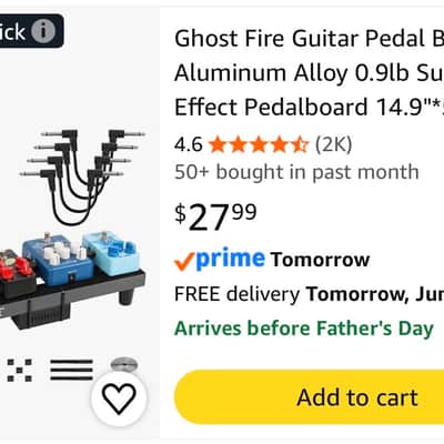 GhostFire Pedalboard 14.9 x 5.5 image 3