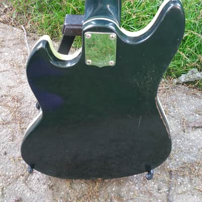 Lafayette Guyatone Zenon 1966? Electric Guitar 2 Pickup Two Tone Green  Japan Rare image 8