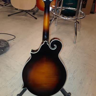 Flinthill "F" style Bluegrass Mandolin Tobacco Sunburst image 4