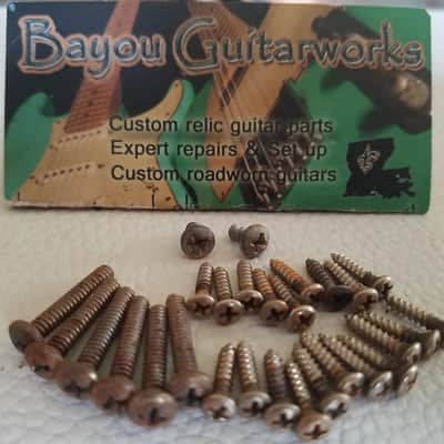 Fender Stratocaster full screw kit Aged Relic image 1
