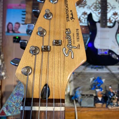 Squier by Fender Stratocaster MIK 1989 - Black image 3