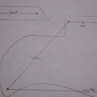 Gibson SG stainless Pickguard, Truss rod and Tenon covers image 3