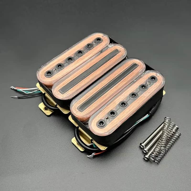 Transparent Guitar Neck and Bridge Humbucker Pickups image 1