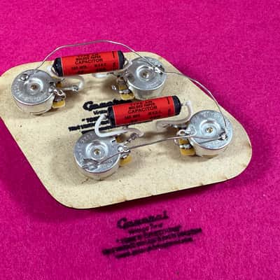 General Vintage Tone Left hand  Prewired Harness electronics for Les Paul ®️ 1956 - 1959 CTS Dimple Burst tapers pots image 2