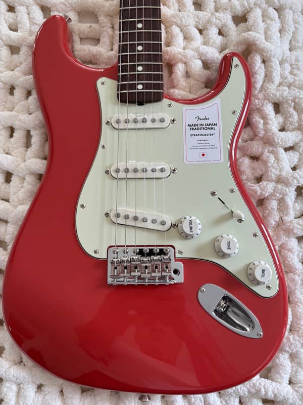 ~ NEW ~ Fender Made In Japan Traditional 60's Stratocaster - Fiesta Red image 1