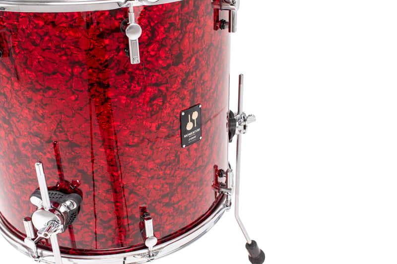 SONOR *Pre-Order* Momentum Birch Series 18x16.75" Red Pearl Wrap Floor Tom Drum w/Legs | Worldwide Ship | NEW | Special Order | Authorized Dealer image 1