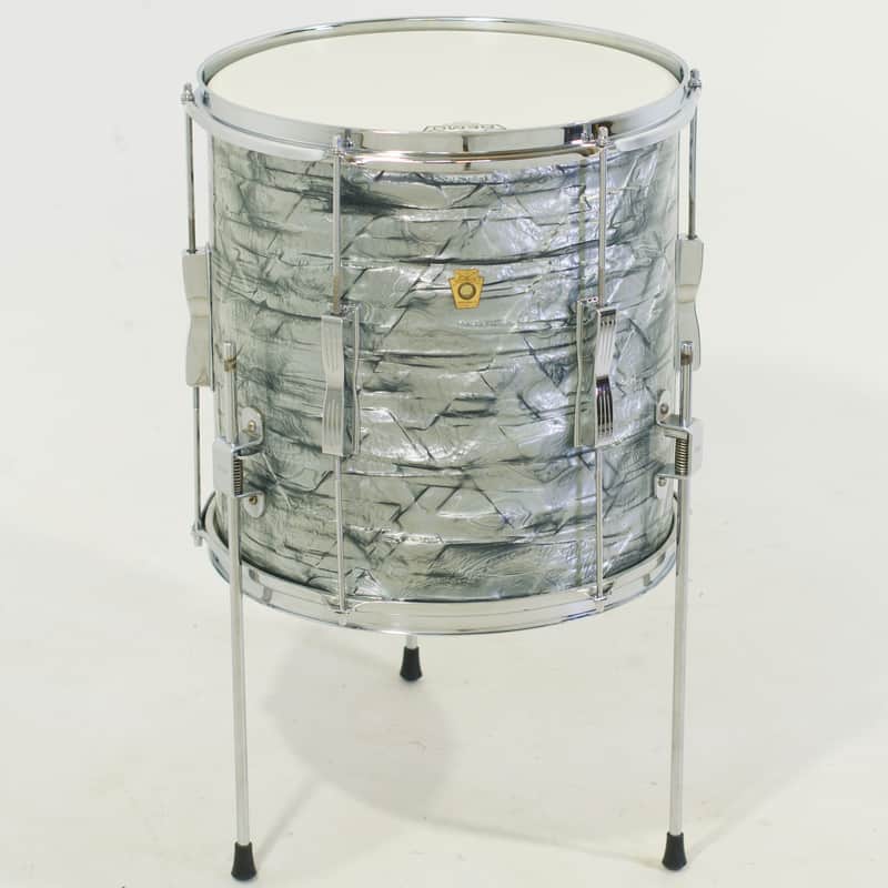Ludwig No. 447 Club Date 14x14" Floor Tom with Keystone Badge 1960s image 1