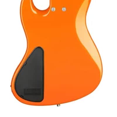 Sadowsky MetroExpress 21-Fret Vintage J/J Bass, Roasted Maple Fingerboard, 4-String - Solid Candy Apple Orange Metallic High Polish image 3