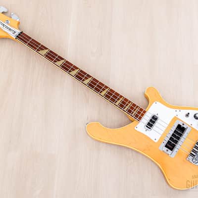 1982 Rickenbacker 4003 Vintage Neck Through Bass Mapleglo w/ Case image 11