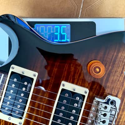 PRS SE Custom 24 Black Gold Burst w/EMG Retroactives image 9