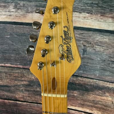 Used White Tiger MIJ USA Designed Strat Style Electric Guitar with Case image 8
