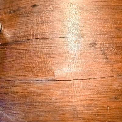 MAHOGANY 24" BASS DRUM-C VIDEO (3/16" THICK W/ RINGS) 1887 BADGE-BUYER PAYS SHIPPING! image 13