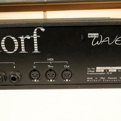 Waldorf Microwave RackWavetable Synth 1989 W/Programmer image 8