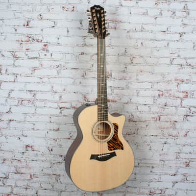 Taylor - (2025) 354ce - 12 String Acoustic-Electric Guitar -Sapele/Sitka - V-Class Bracing - Natural - w/ Hardshell Case - x5045 image 4