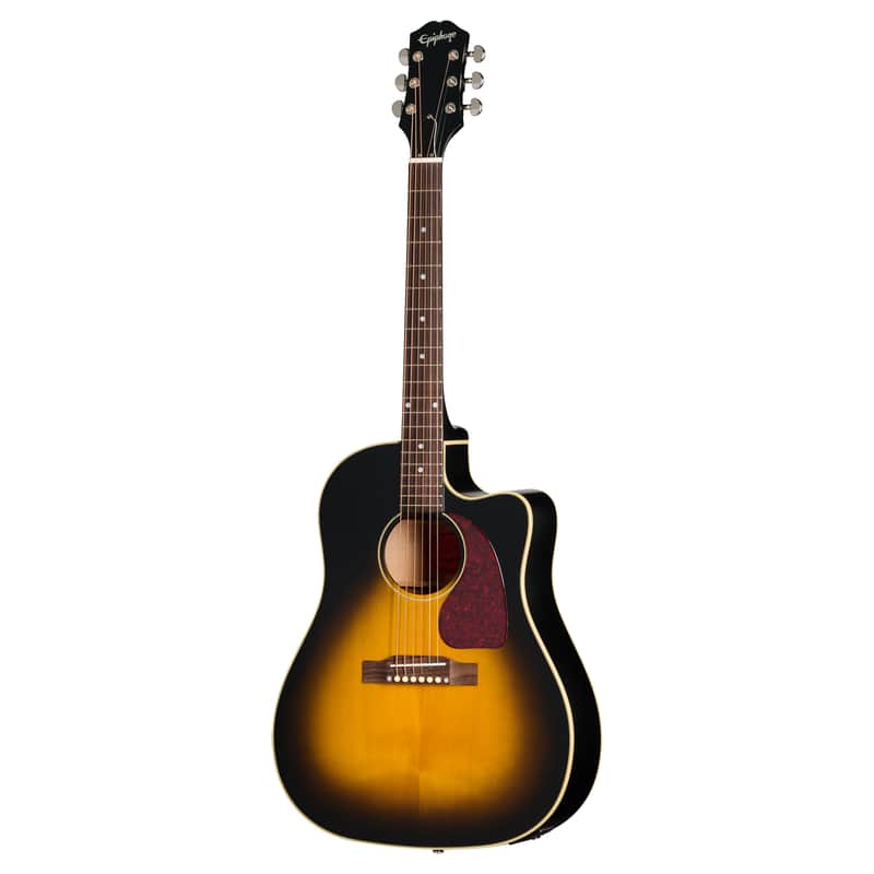 Epiphone Inspired by Gibson Original J-45 Standard EC Vintage Sunburst image 1